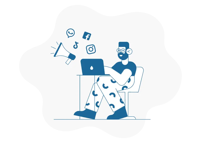 servicio de social media